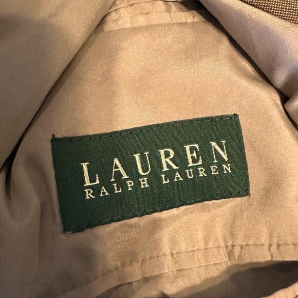 Lauren Ralph Lauren Light Brown Blazer Jacket – Men’s 44R Classic Style - Picture 9 of 10